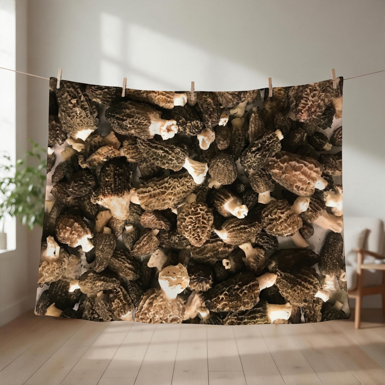 Outdoor Hunting Blanket - Morel Jagddecke, weiche, flauschige, gemütliche Picknickdecke