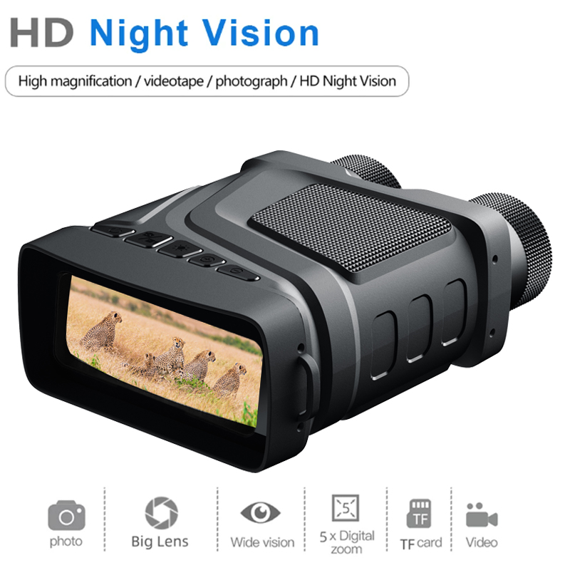 Hunting Outdoor Day - 1080P HD Infrarot-Nachtsichtfernglas mit 5-fachem Digitalzoom,