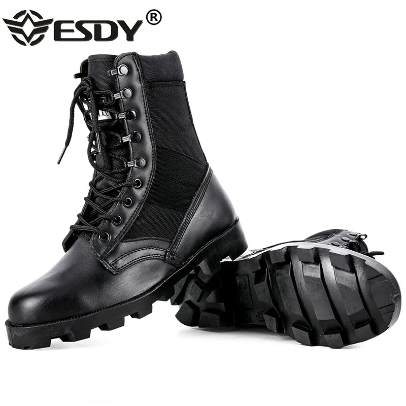 Hunting Boot Insole - Camouflage Stiefeletten Männer Outdoor Echtes Leder