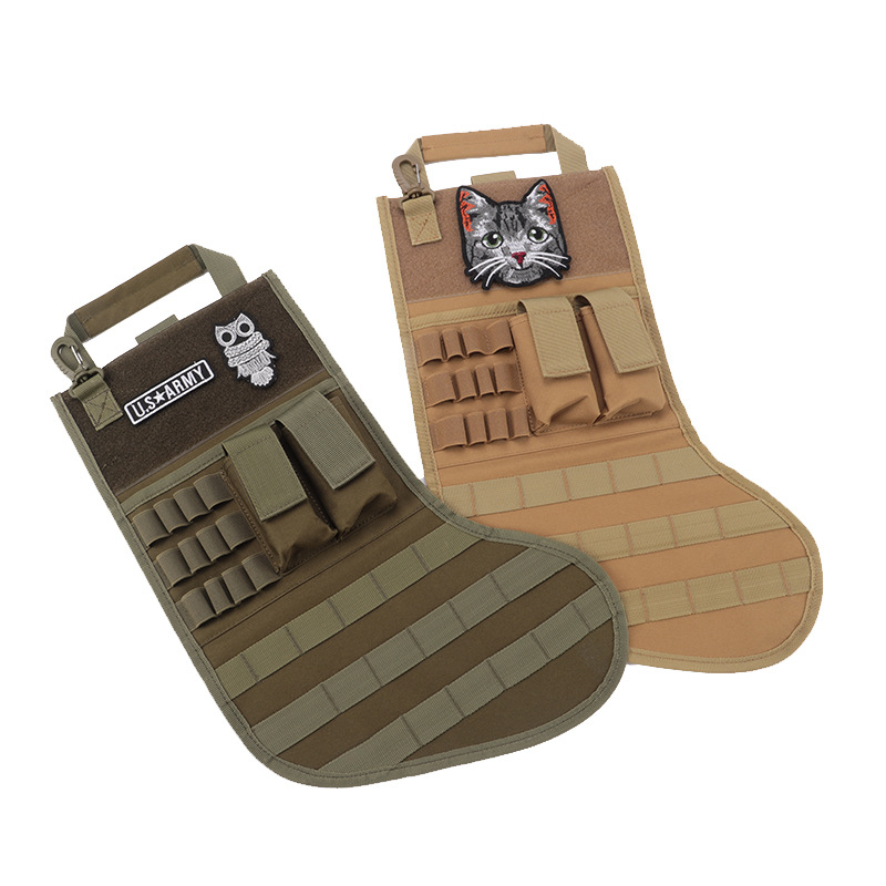 Outdoor Hunting Gifts - Taktische Molle Weihnachtsstrumpf-Magazintasche Outdoor-Jagd-Aufbewahrungstasche Weihnachtsgeschenk Socken-Beutel