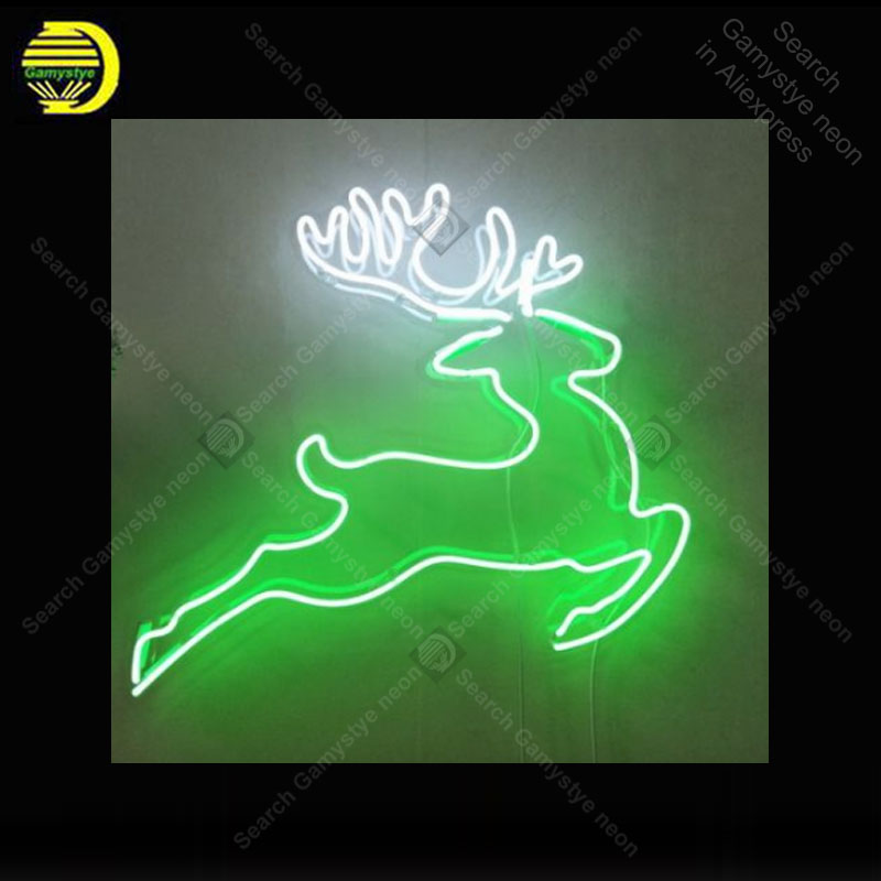 Hunting And Outdoor Shop - Leuchtreklame für Deer Running Shop Display