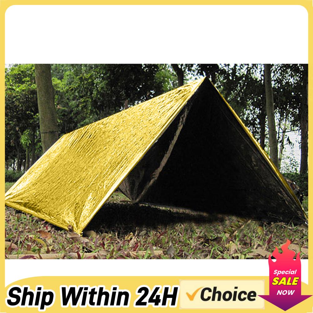 Outdoor Hunting Blanket - Folien-Notfalldecke, leicht, wasserdicht, Camping, warme Decken,