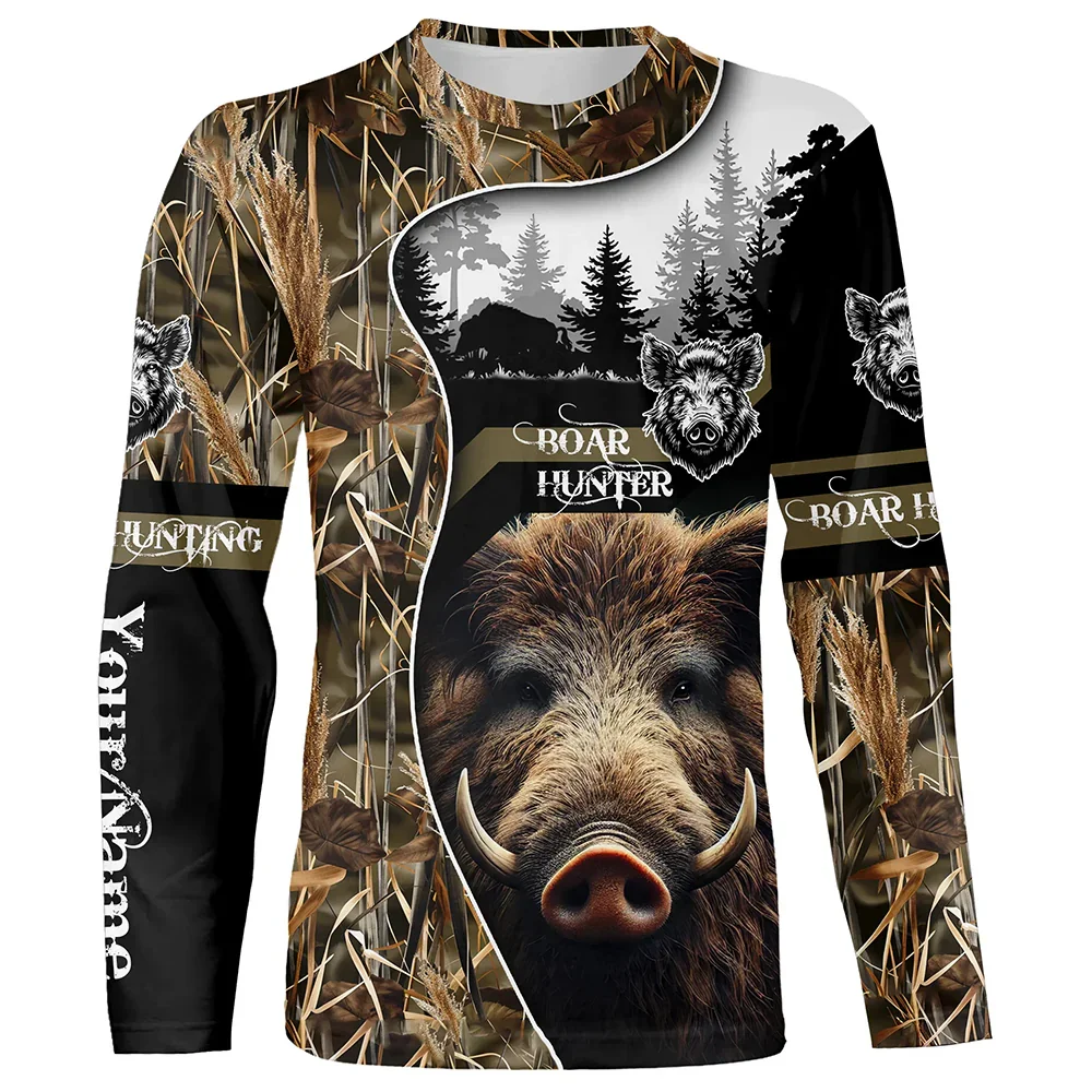 Wildman Hunting & Outdoor Polokwane Photos - Camo Jagdtier Wildschwein Herren T-Shirt 3D-Druck