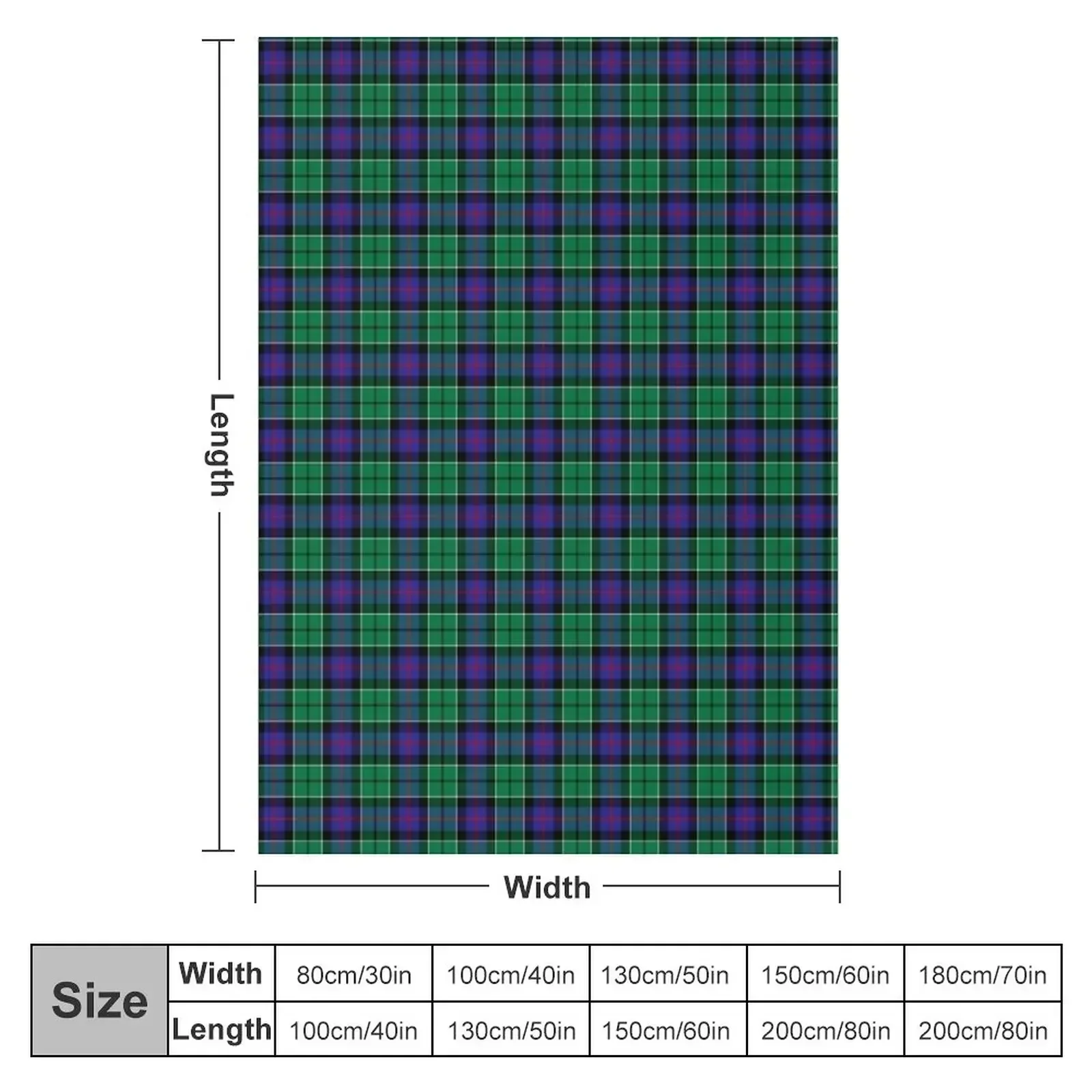 Clan Leslie Jagd-Tartan-Wurfde – Outdoor Hunting Blanket Bewertung und Preis
