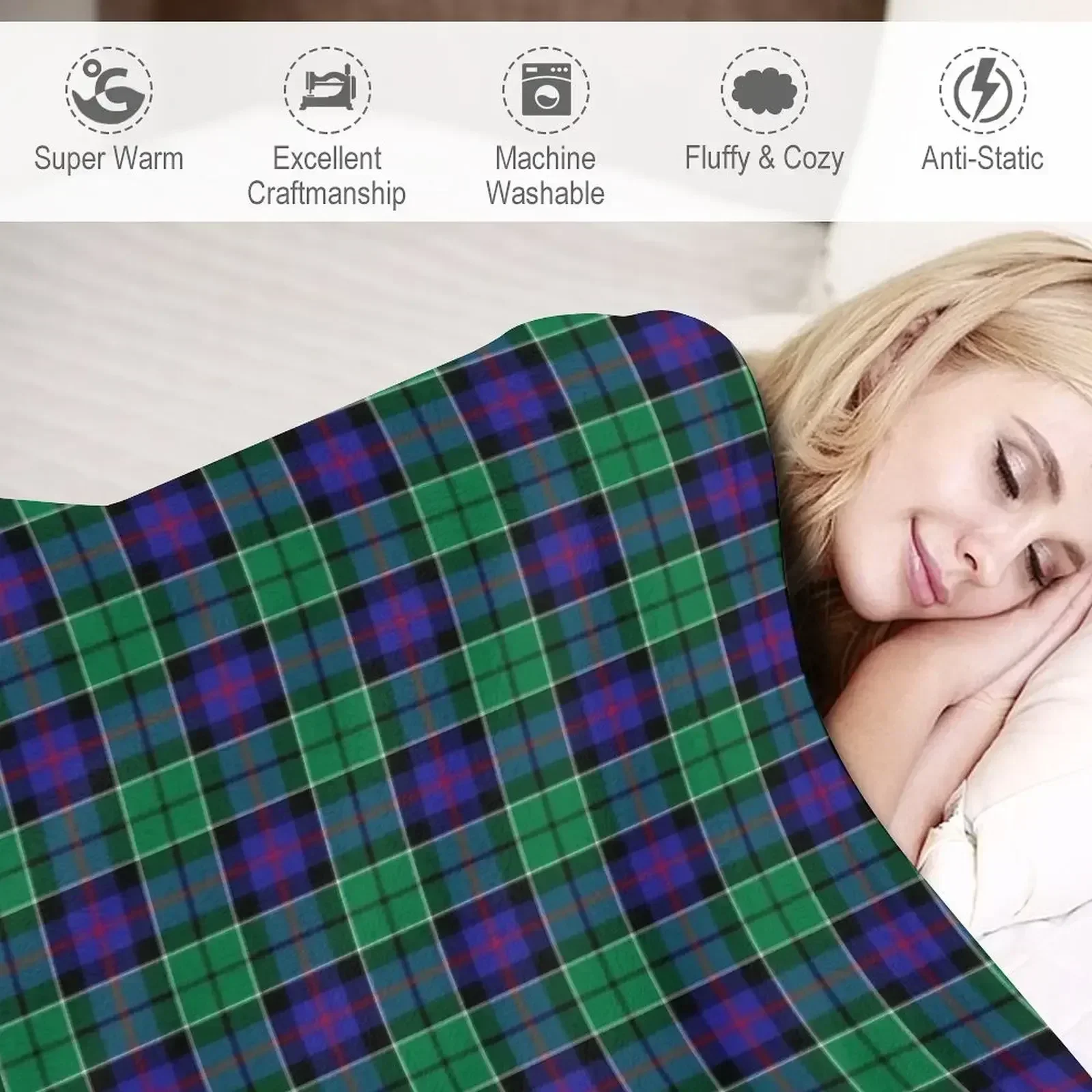 Clan Leslie Jagd-Tartan-Wurfde – Outdoor Hunting Blanket Bewertung und Preis