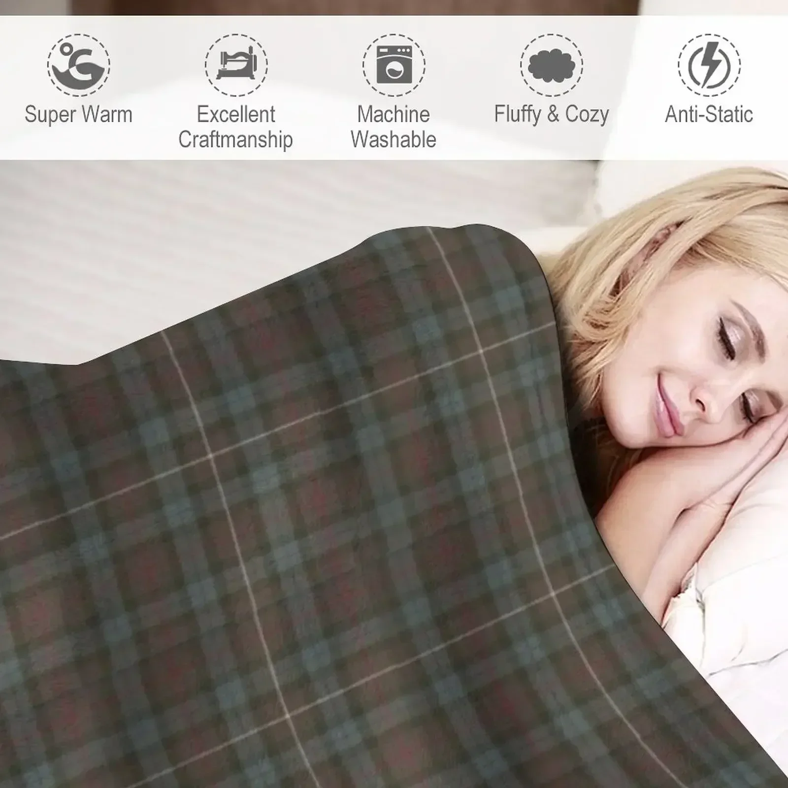 Clan Fraser Jagd-Tartan-Wurfde – Outdoor Hunting Blanket Bewertung und Preis