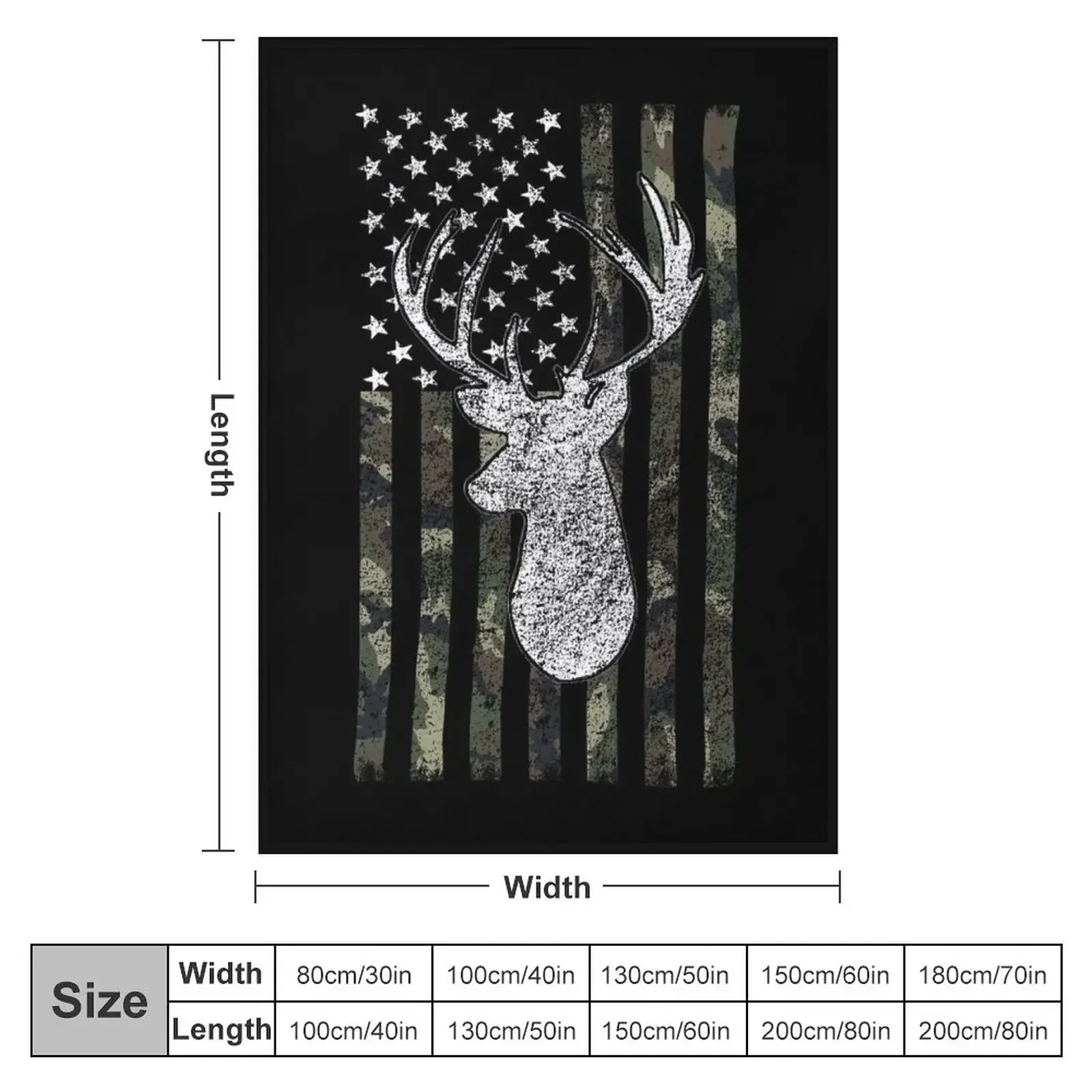 Wilderehjagd-Buck-Tarnflaggen- – Outdoor Hunting Blanket Bewertung und Preis