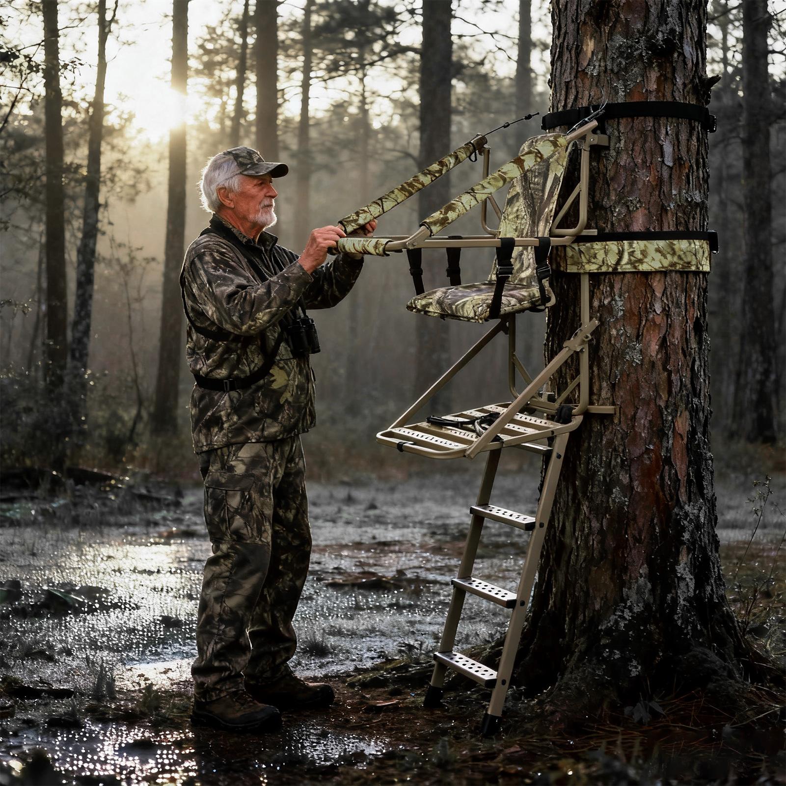 Baum Stehen Ersatz Camouflage  – Tree Stand Ladder Bewertung und Preis